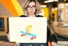 MuchoWow® Laptop Aufkleber Sticker Cover Küken - Gelb - Produktbild-Vorschau 5