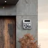 Numéro de maison solaire automatique Maison no Eclairage Voir les images du produit 11