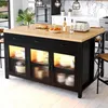 Îlot de cuisine 150 x 80 x 90 cm, 3 tiroirs, portes Voir les images du produit 4