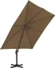 vidaXL Slunečník s hliníkovou tyčí 300x300 cm Taupe Náhled obrázku produktu 2