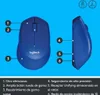 Logitech M330 Silent Plus blau Produktbild-Vorschau 23