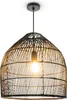 Hängelampe Korblampe Rattan Pendelleuchte Wohnzimmer Boho Produktbild-Vorschau 2