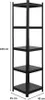 All Black Series Schwerlastregal Ragnar | HxBxT 180x45x45cm Produktbild-Vorschau 3