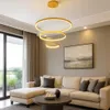MasterLED Pendelleuchte 3 Ringe Gold, 77W 10000lm Ultra Produktbild-Vorschau 2