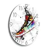 DEQOART Glasuhr Ø30 cm Zahlen 'Urbaner Sneaker Rausch' Produktbild-Vorschau 2