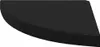 A single black corner shelf shown from a diagonal angle against a white background. Náhľad obrázku produktu