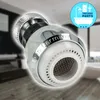 A close-up of a faucet aerator with a blurred background of a bathroom. Produktbild-Vorschau