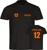 multifanshop Herren T-Shirt - Niederlande - Trikot Nummer Produktbild-Vorschau 1