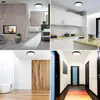 LUMILED LED Deckenleuchte 2 x E27 Fassung IP44 30cm schwarz Produktbild-Vorschau 5