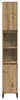 vidaXL Badschrank Artisan-Eiche 30x30x190 cm Holzwerkstoff Produktbild-Vorschau 5