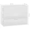 Schuhbank Weiß 60x30x45 cm Holzwerkstoff , Schuhregale Produktbild-Vorschau 7