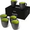 Le Papillon Black Outside Mugs Set of 6 Green Produktbild-Vorschau 1