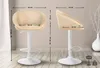Barhocker Davie Kunstleder weiß creme Produktbild-Vorschau 2