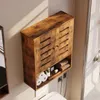 Mobile da bagno sospeso in marrone rustico, 60 cm Anteprima dell’immagine prodotto 6