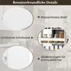 GOPLUS 13 cm breites Nischenregal mit Rollen, 4 Ebenen Produktbild-Vorschau 3