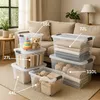 Plastard 4er-Set Aufbewahrungsbox 16 L mit Deckel Rollen Produktbild-Vorschau 4