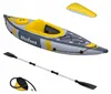 Rebel RBA-4515 Kayak gonflable 282 x 90 cm, 80 kg, gris Voir les images du produit 1