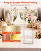 Blumenständer Set - Rechteckige Metall-Dekosäule - Set 10 Produktbild-Vorschau 4