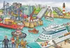 Schmidt Spiele Verkehrsmittel, Puzzle-Box im Metallkoffer, Produktbild-Vorschau 3