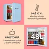 Klarstein Mini chladnička, 48 l, malá, tichá chladnička do Náhled obrázku produktu 4