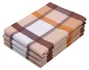 4er Set Geschirrtücher Baumwolle, 50x70 cm, braun-kariert Produktbild-Vorschau 1
