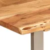 vidaXL Esstisch 110x50x76 cm Massivholz Akazie Produktbild-Vorschau 6