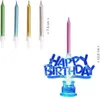 Trendhaus Birthday Fun LED Kerzenhalter inkl. 5 Metallic Produktbild-Vorschau 2