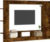 vidaXL TV skříňka kouřový dub 152x22x113 cm odvozený Náhled obrázku produktu 3