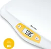 BEURER Pèse-bébé p.20kg 5gPartie. XL LCD blanc-jaune BY 80 Voir les images du produit 7