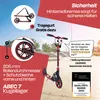 SIX DEGREES Aluminium Scooter 205 mm racing red, Produktbild-Vorschau 10