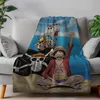 Jednoczęściowy koc polarowy przytulny koc 100 x 140 cm Podgląd zdjęcia produktu 2