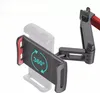 Skládací držák tabletu a mobilu do auta-BLACK/RED Náhled obrázku produktu 2