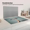 KitchenYeah© Herdabdeckplatte Fisch auf einer Silbergabel , Produktbild-Vorschau 3