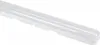 A close-up, angled view of a white, linear LED light fixture against a white background. Produktbild-Vorschau