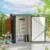 Domek narzędziowy Outsunny z metalu, 1,6 m³, 100 x 103 x Podgląd zdjęcia produktu 2