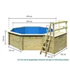 KARIBU Naturbelassen 2x2 Meter Poolterrasse, Produktbild-Vorschau 5