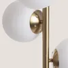 Stehlampe Metall und Glas Moonlight Brass Round 3 Strahler Produktbild-Vorschau 5