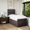 Möbel Boxspringbett mit Matratze Dunkelbraun 90x200 cm Produktbild-Vorschau 3