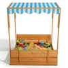 FCH Sandkasten mit Dach & Sitzbänken ,Kindersandkasten, Produktbild-Vorschau 4