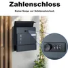 Theo&Cleo Briefkasten Wandbriefkasten mit Zahlenschloss Produktbild-Vorschau 2