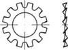 Reyher  6797a Zahnscheiben 6,4mm (2000 Stück) Produktbild-Vorschau 1