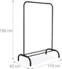 Portaabiti Relaxdays, L x P x A: 150 x 110 x 40 cm, con Anteprima dell’immagine prodotto 4