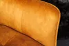 Design Stuhl LOFT senfgelb Samt drehbar Metallgestell Produktbild-Vorschau 5