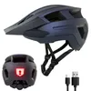 Fahrradhelm mit USB-C Rücklicht & Visier YB90 MTB City Helm Produktbild-Vorschau 1