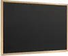 Schwarze Kreidetafel 90x60 cm, ECO-Holzrahmen Produktbild-Vorschau 1