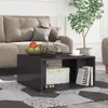 vidaXL Couchtische 4 Stk. Hochglanz-Grau 33x33x33 cm Produktbild-Vorschau 16