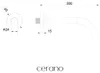 CERANO - Bocchetta di scarico a muro - 20 cm - rotonda - Anteprima dell’immagine prodotto 2