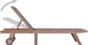 vidaXL Sonnenliege Klappbar mit Rädern Teak Massivholz und Produktbild-Vorschau 4