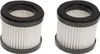 Two vacuum cleaner filters are shown side-by-side against a white background. Produktbild-Vorschau