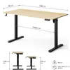 SENSE7 NOJO LIGHT Höhenverstellbarer Schreibtisch Produktbild-Vorschau 2
